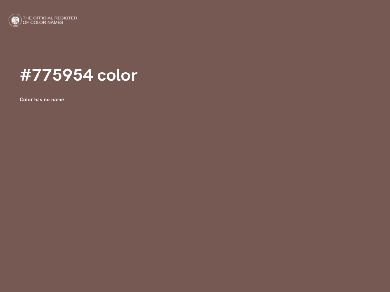 #775954 color image