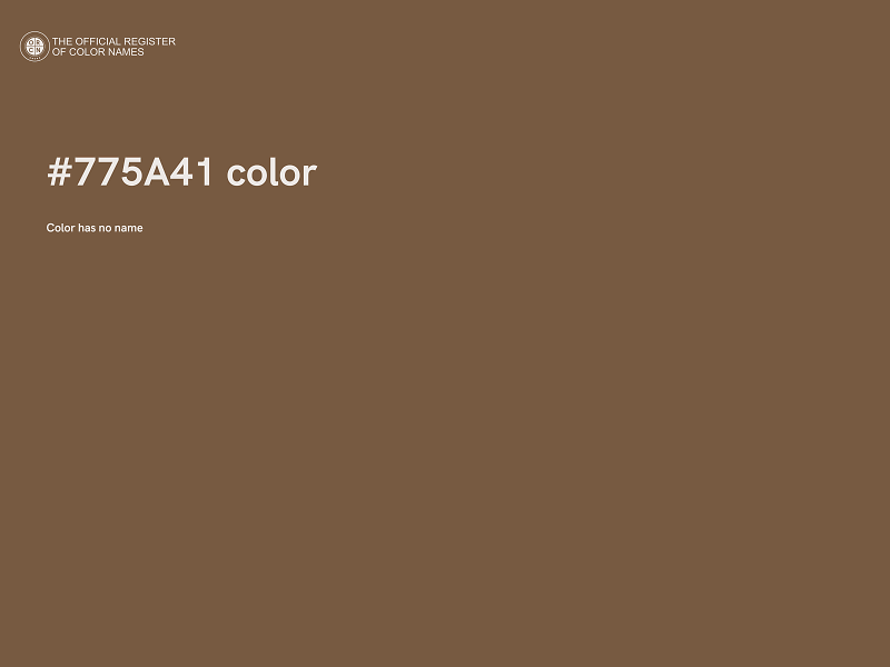 #775A41 color image