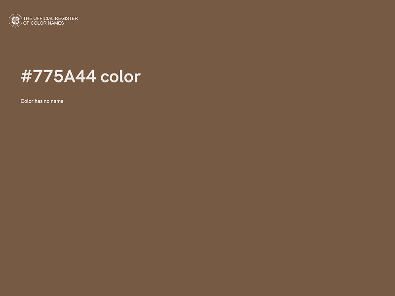 #775A44 color image