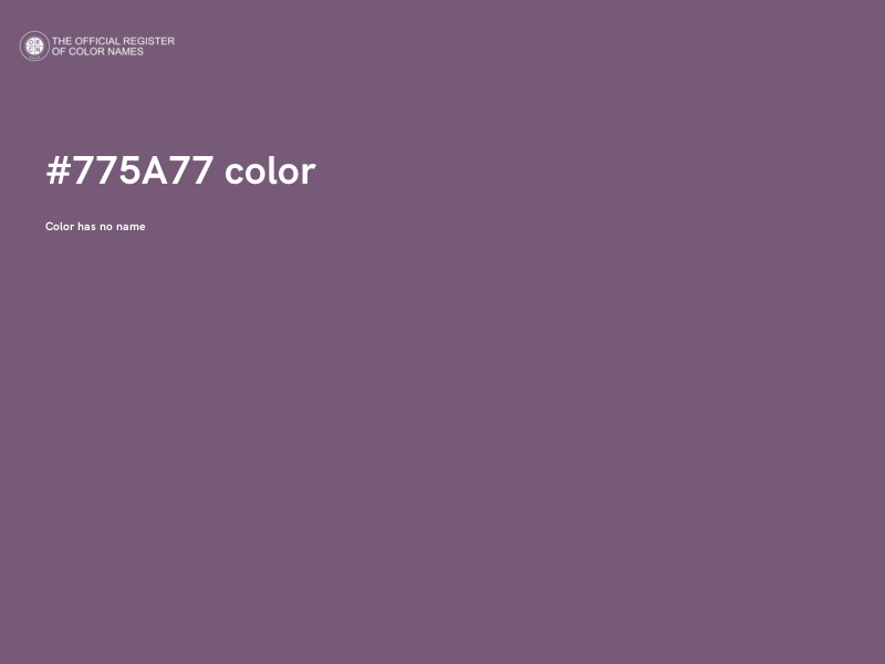#775A77 color image