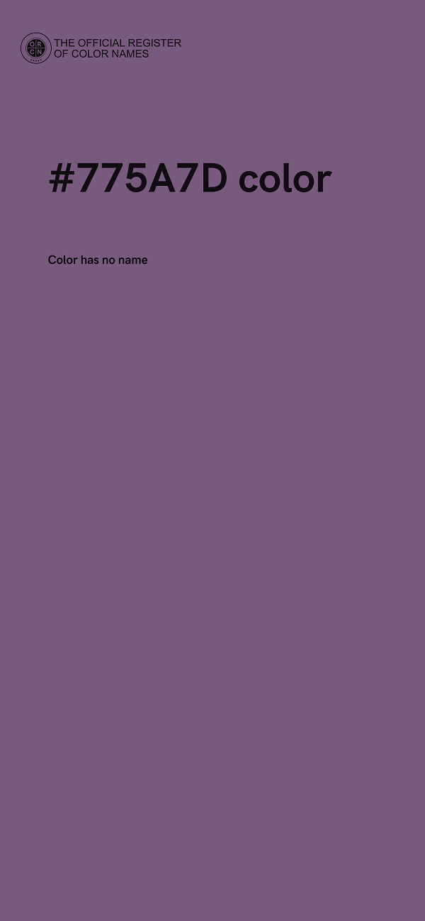 #775A7D color image