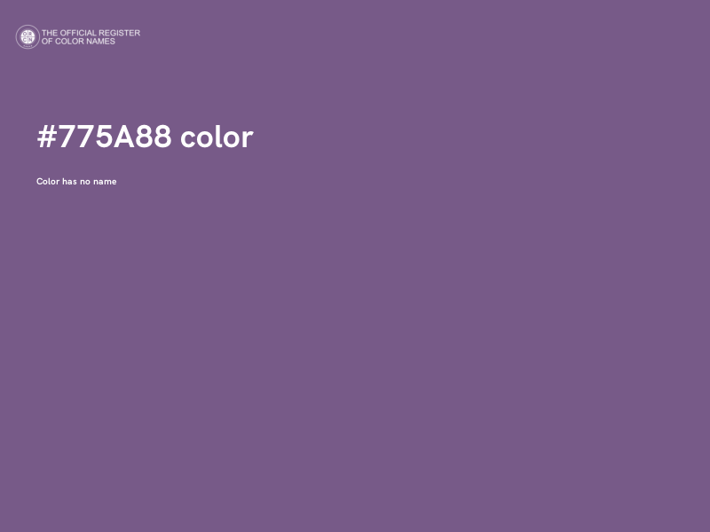 #775A88 color image