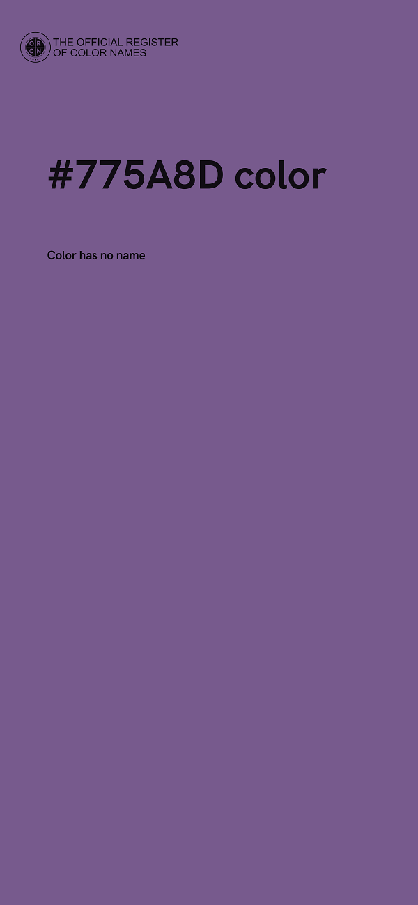 #775A8D color image