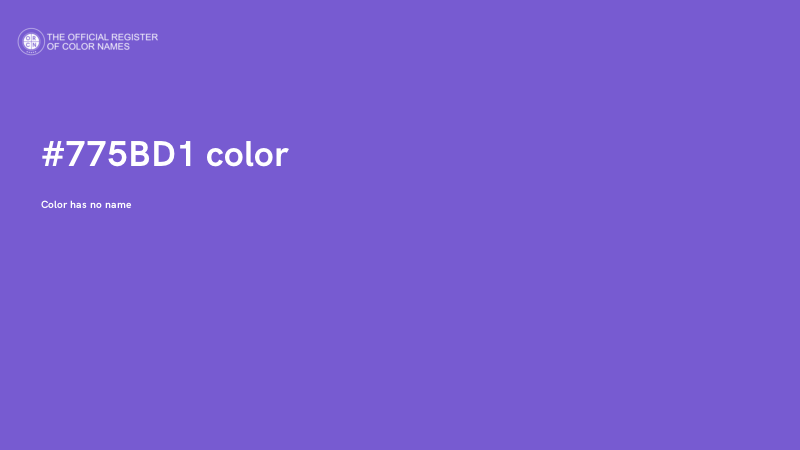 #775BD1 color image