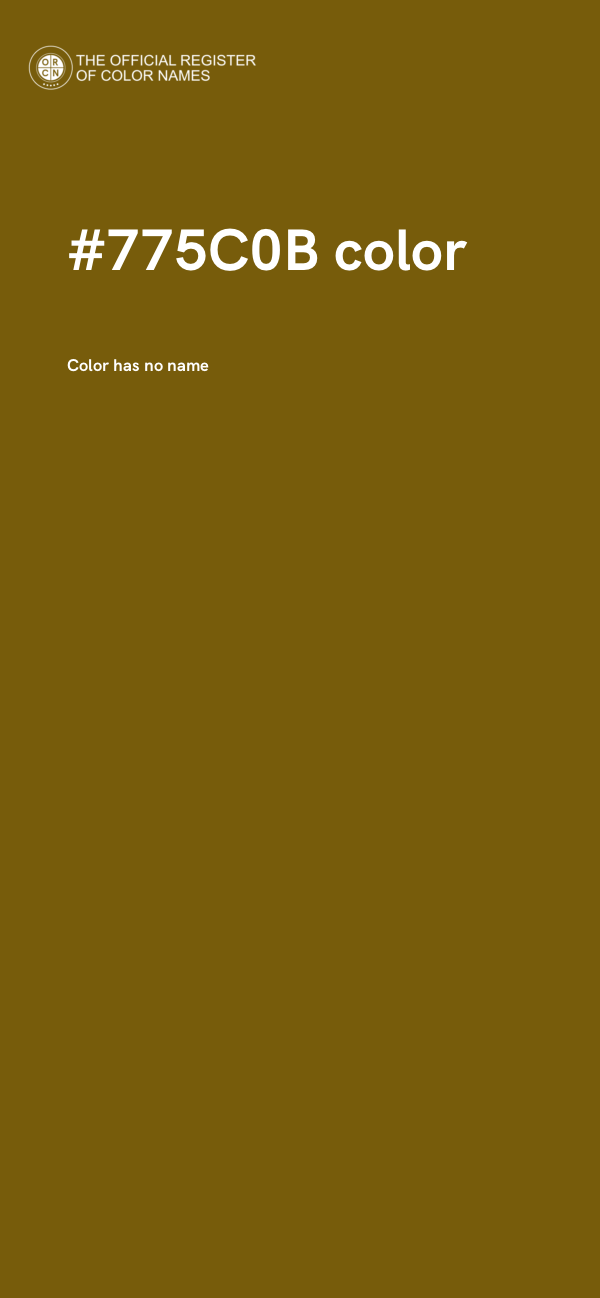 #775C0B color image