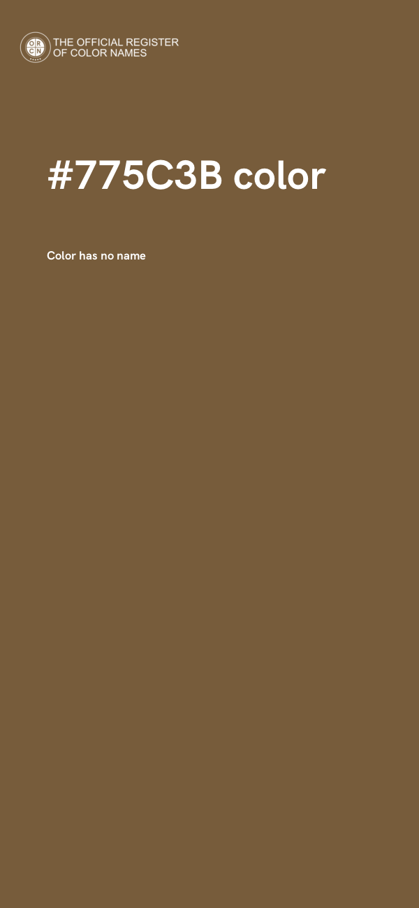 #775C3B color image