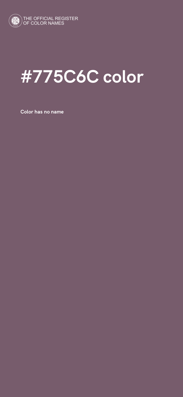 #775C6C color image