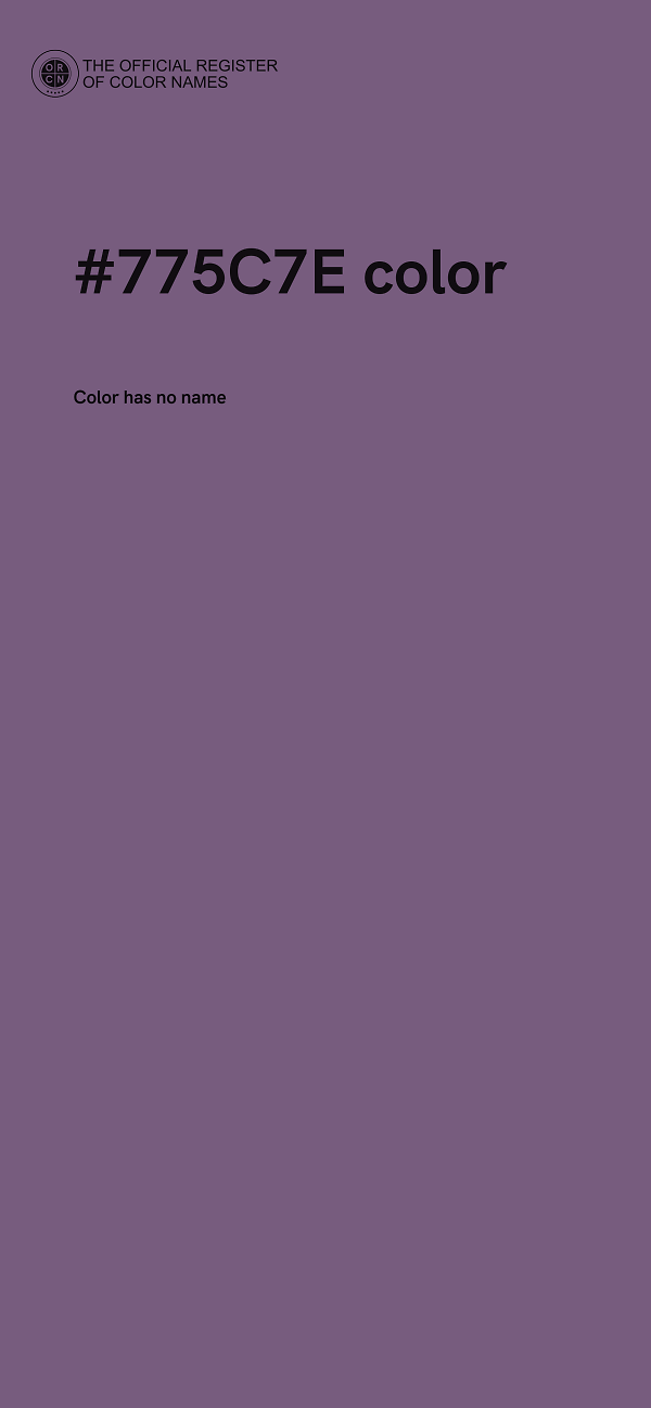 #775C7E color image