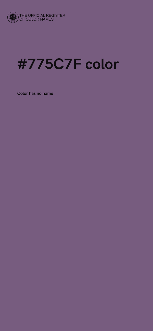 #775C7F color image