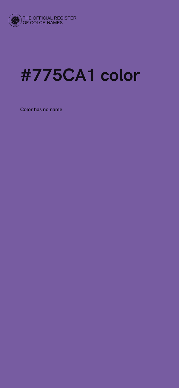 #775CA1 color image