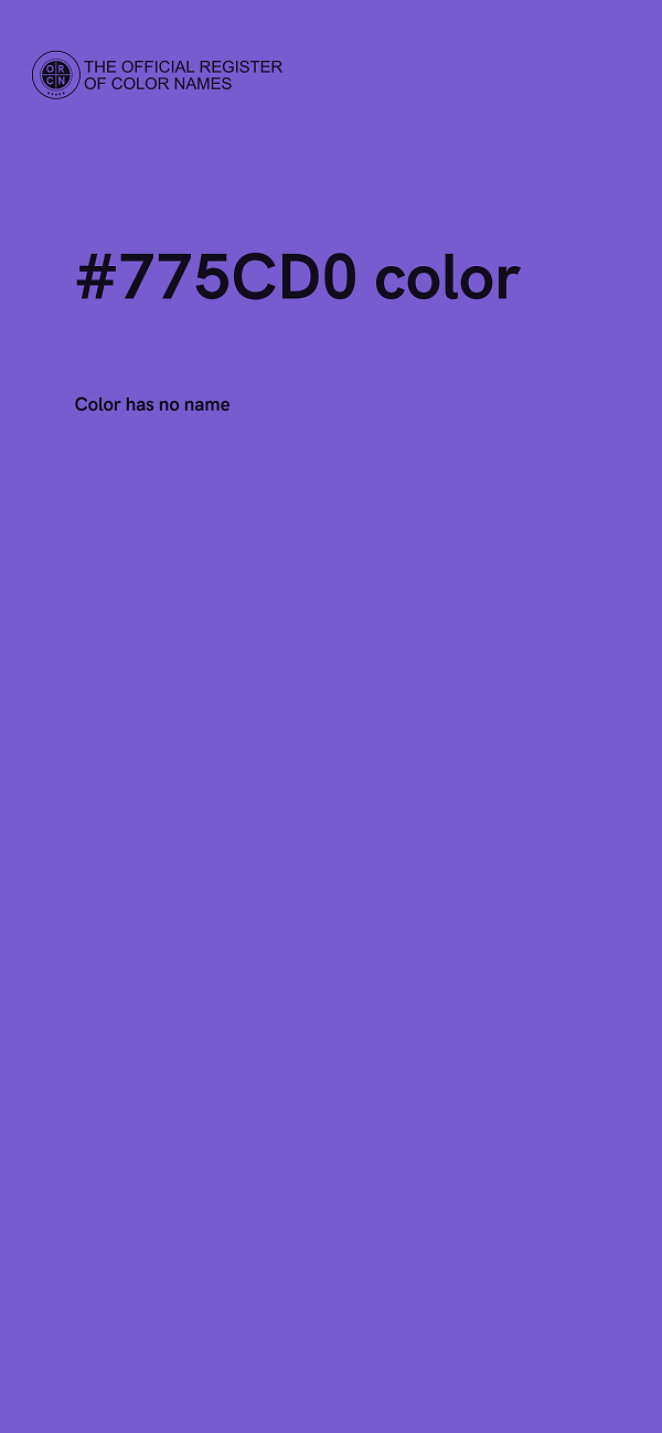 #775CD0 color image