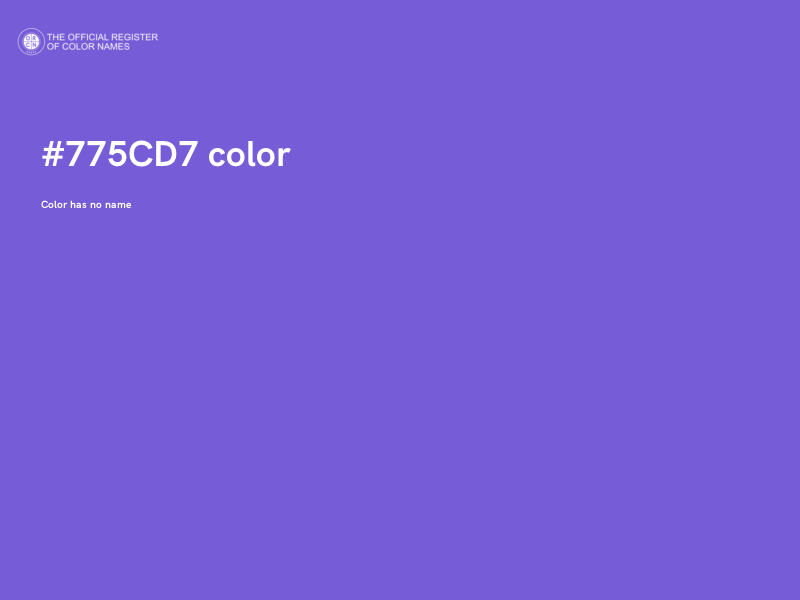 #775CD7 color image