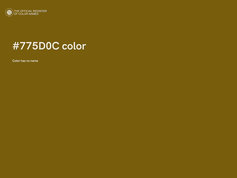 #775D0C color image