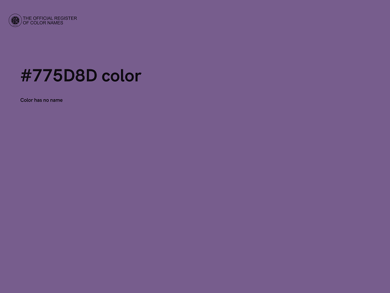 #775D8D color image