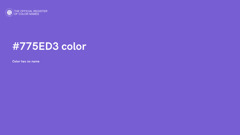 #775ED3 color image