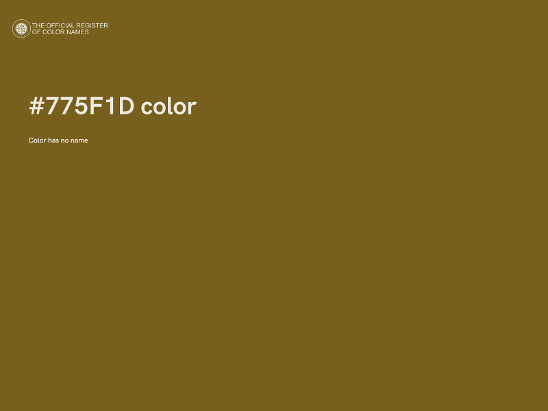 #775F1D color image