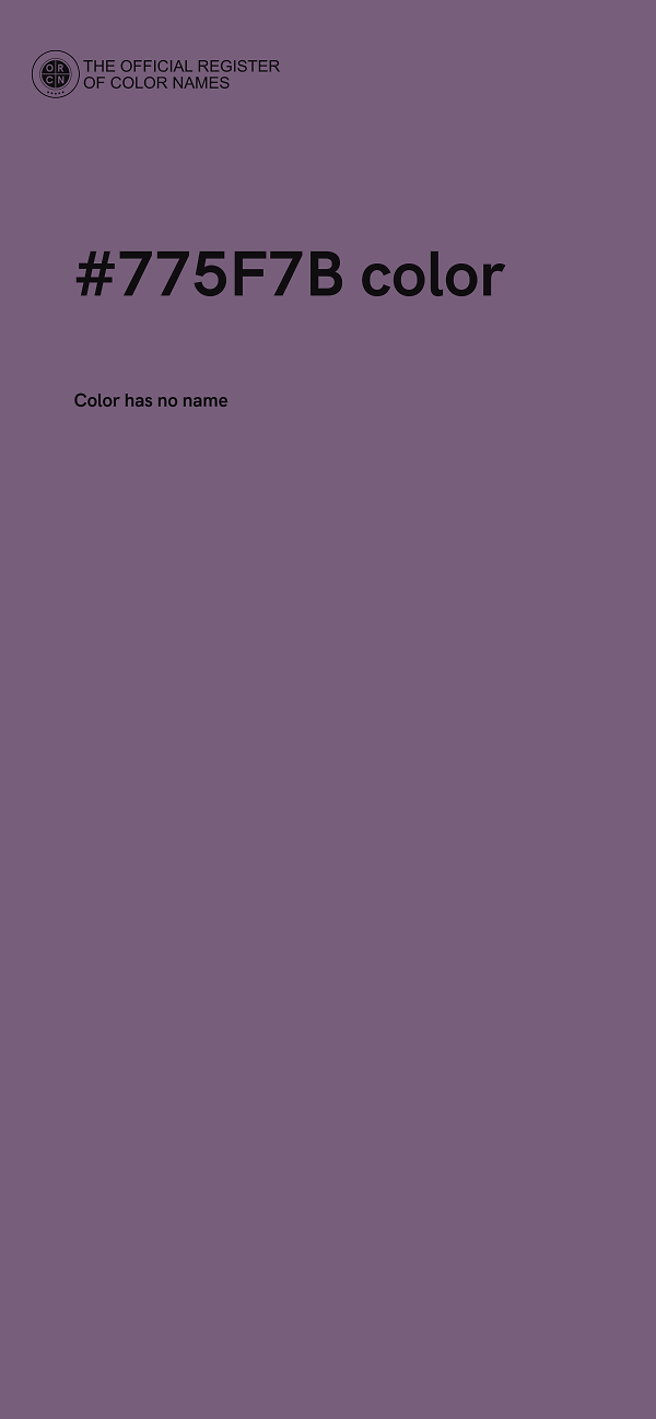#775F7B color image