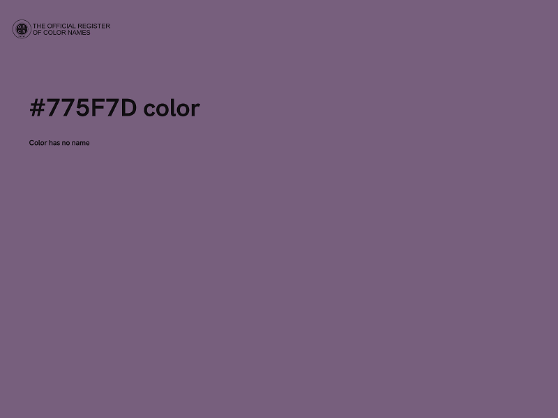 #775F7D color image