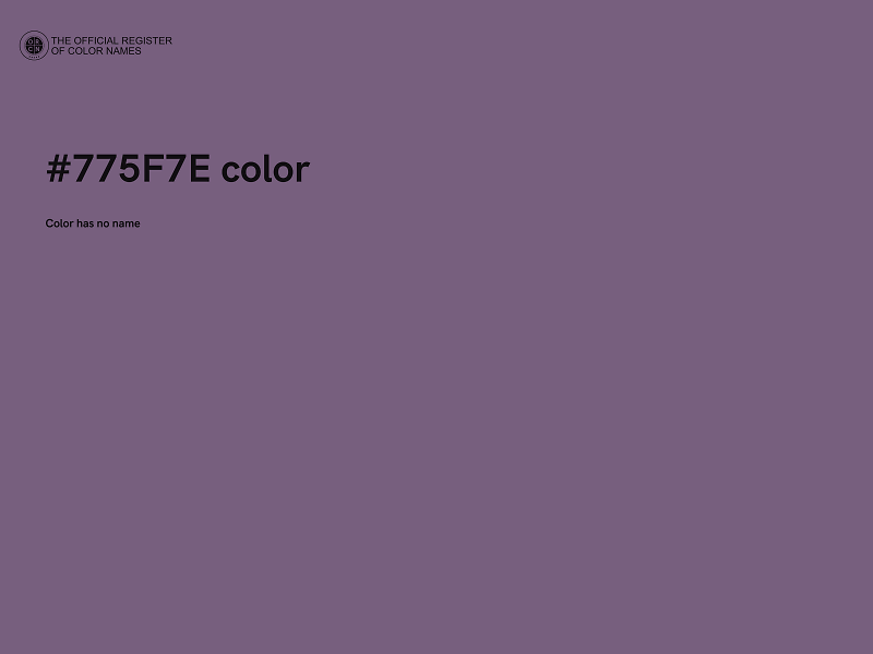 #775F7E color image