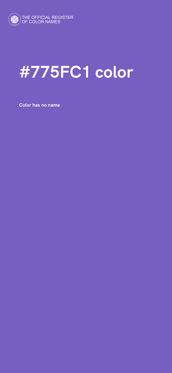 #775FC1 color image