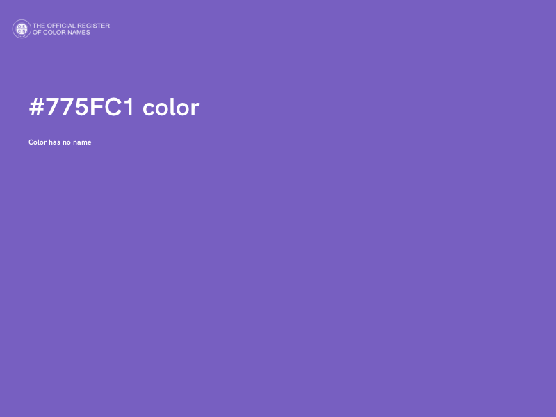#775FC1 color image
