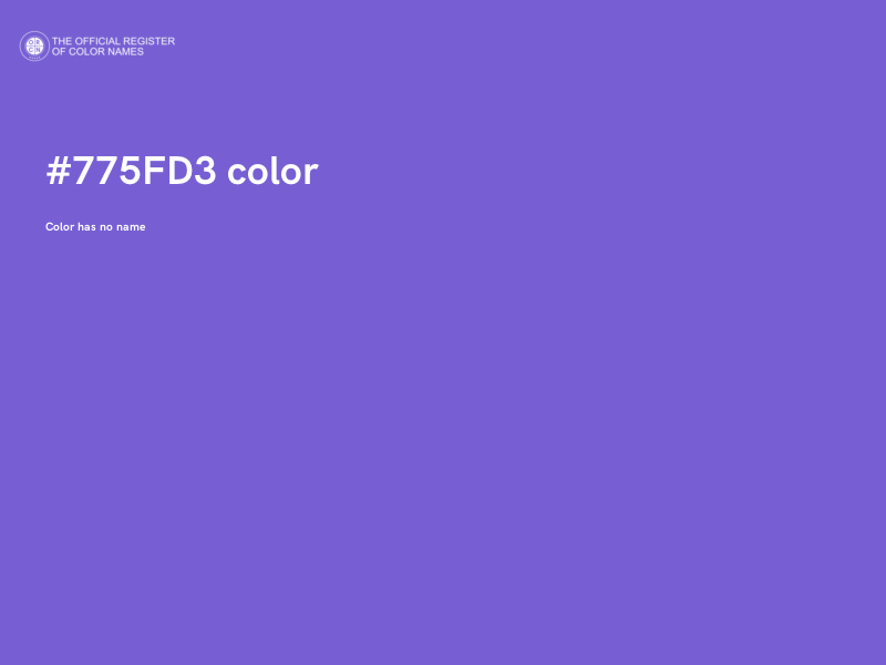 #775FD3 color image
