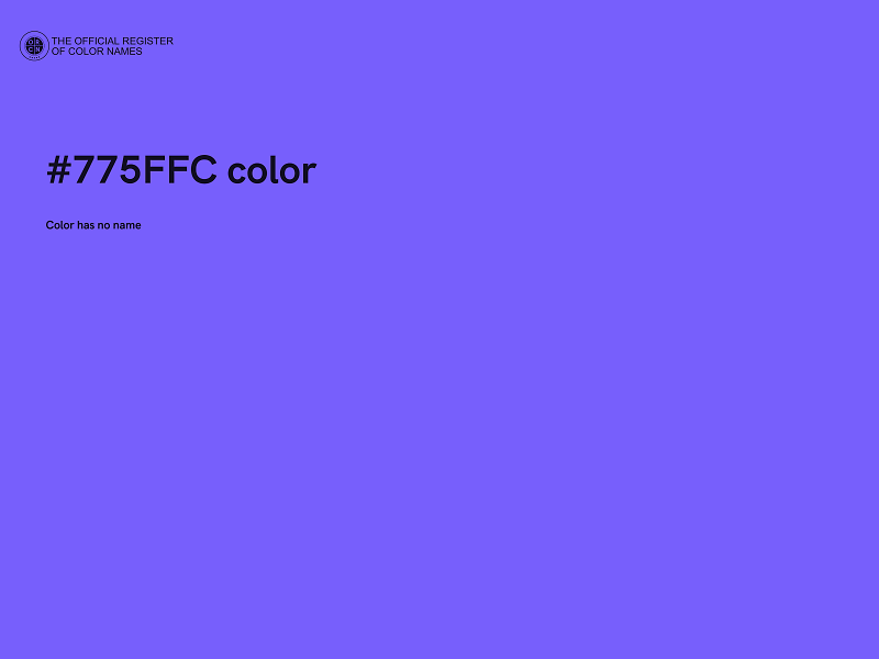 #775FFC color image