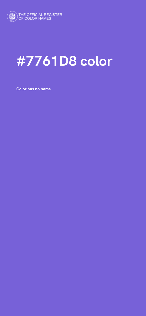 #7761D8 color image