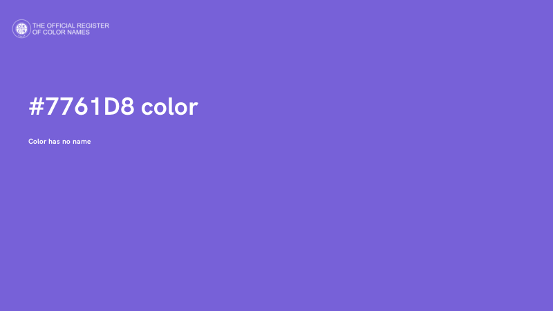 #7761D8 color image