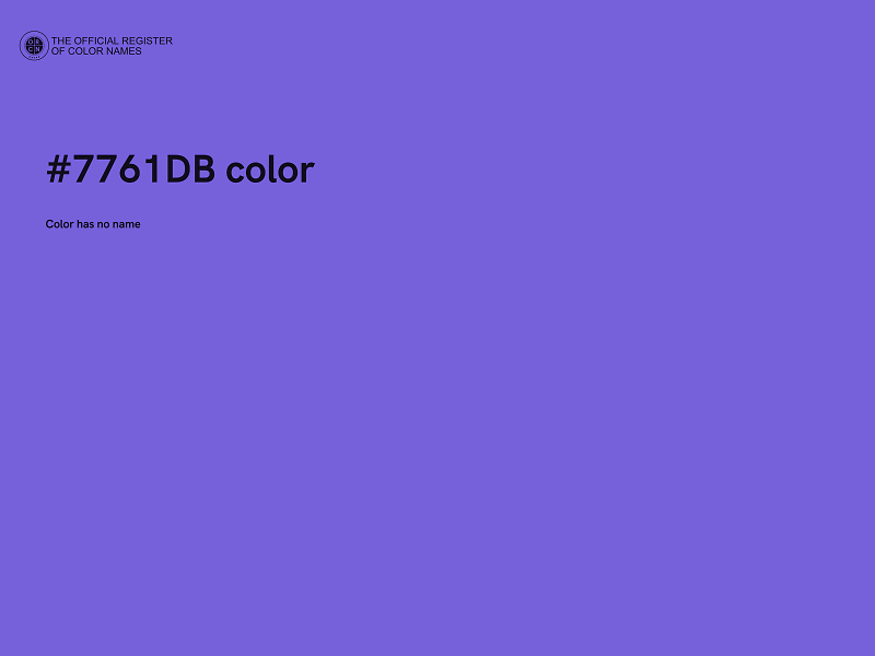 #7761DB color image