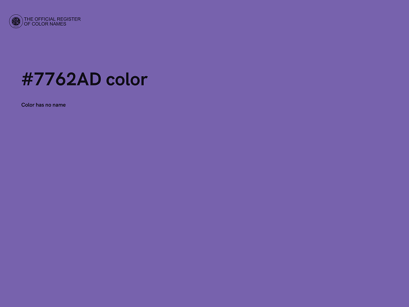 #7762AD color image