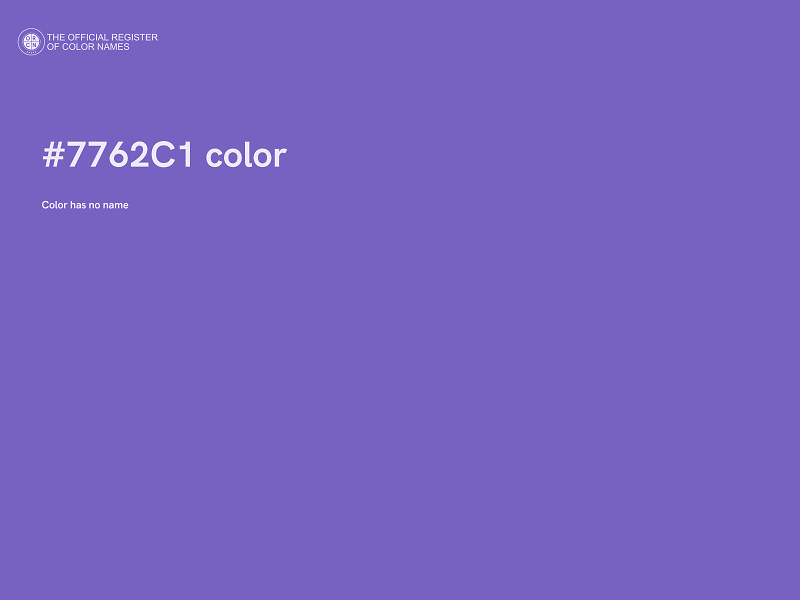 #7762C1 color image