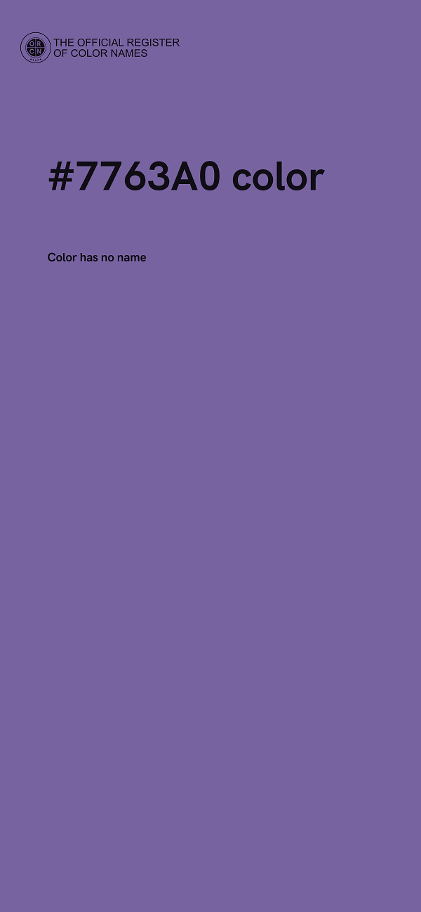 #7763A0 color image