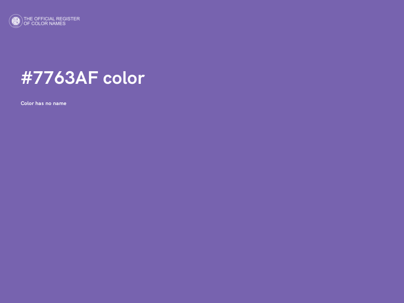 #7763AF color image