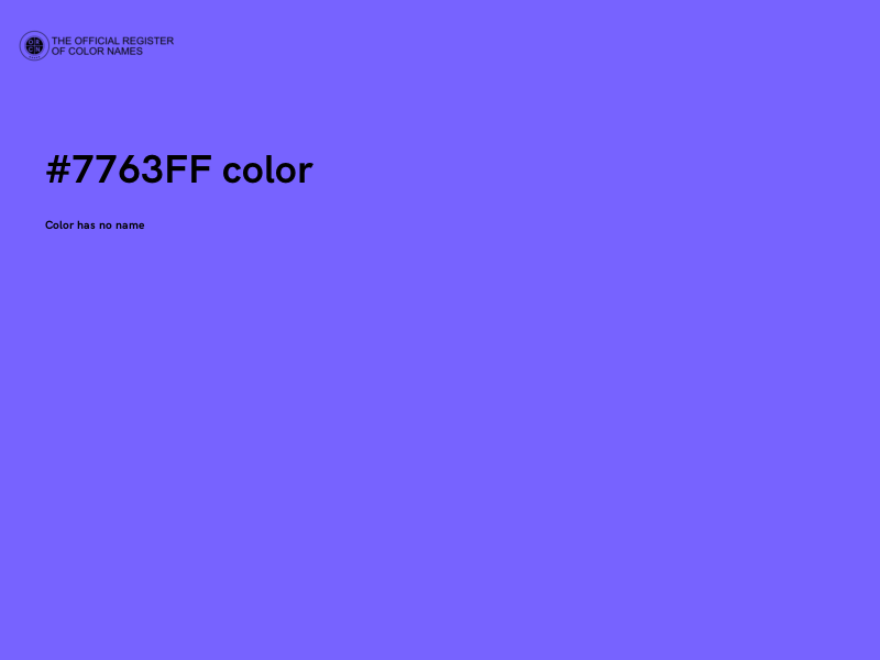 #7763FF color image
