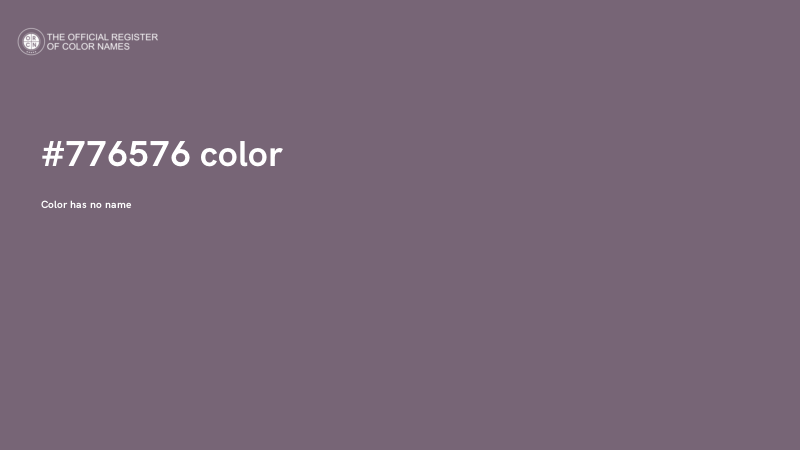 #776576 color image