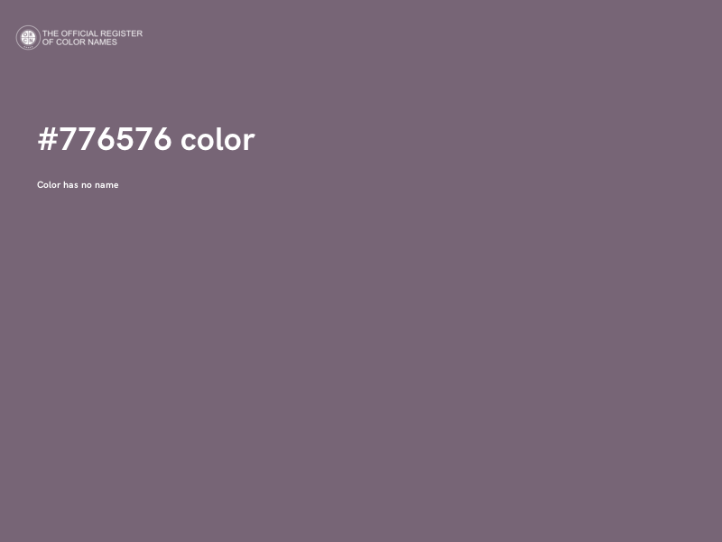 #776576 color image