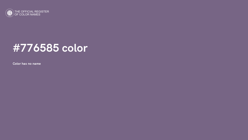 #776585 color image