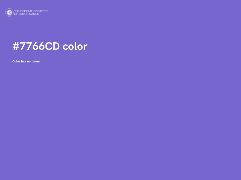 #7766CD color image