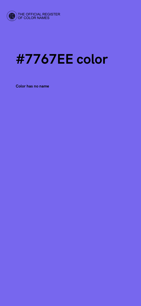 #7767EE color image