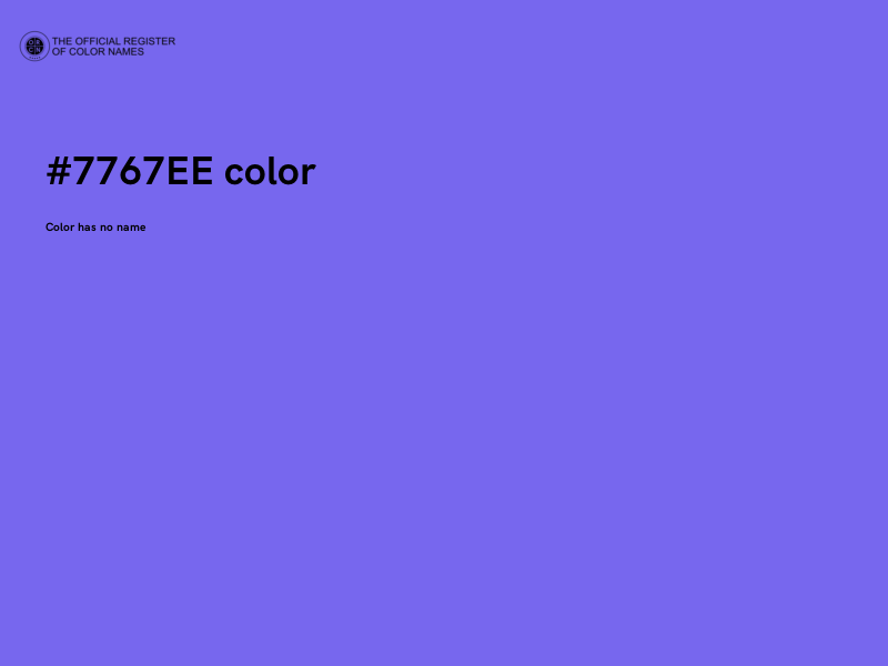 #7767EE color image