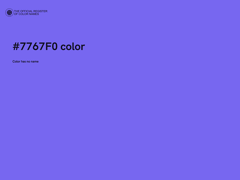 #7767F0 color image