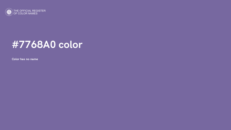 #7768A0 color image