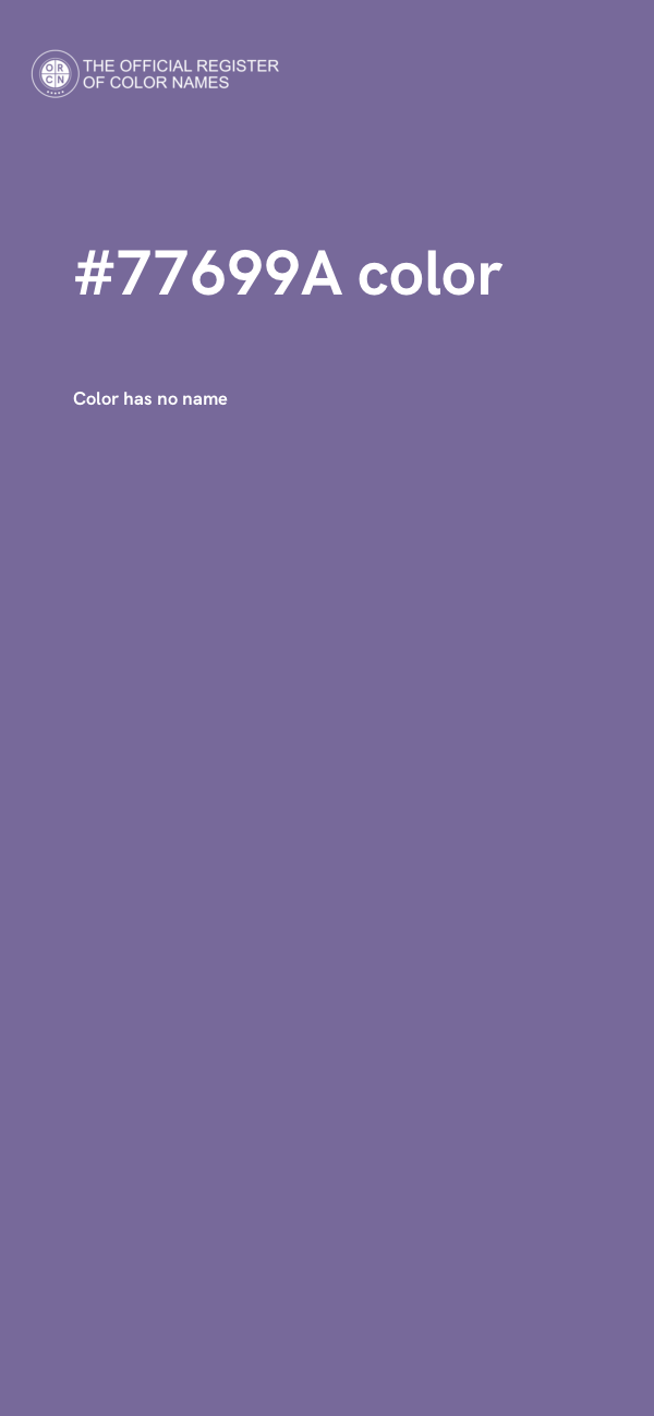 #77699A color image