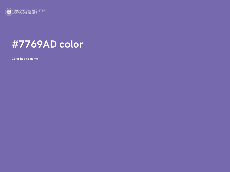 #7769AD color image