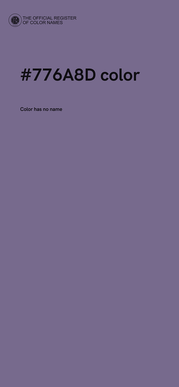 #776A8D color image