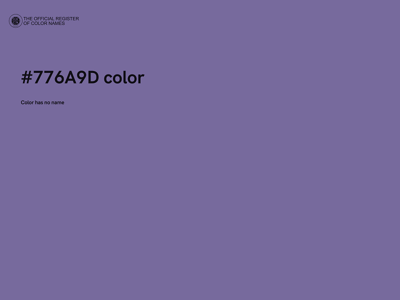 #776A9D color image