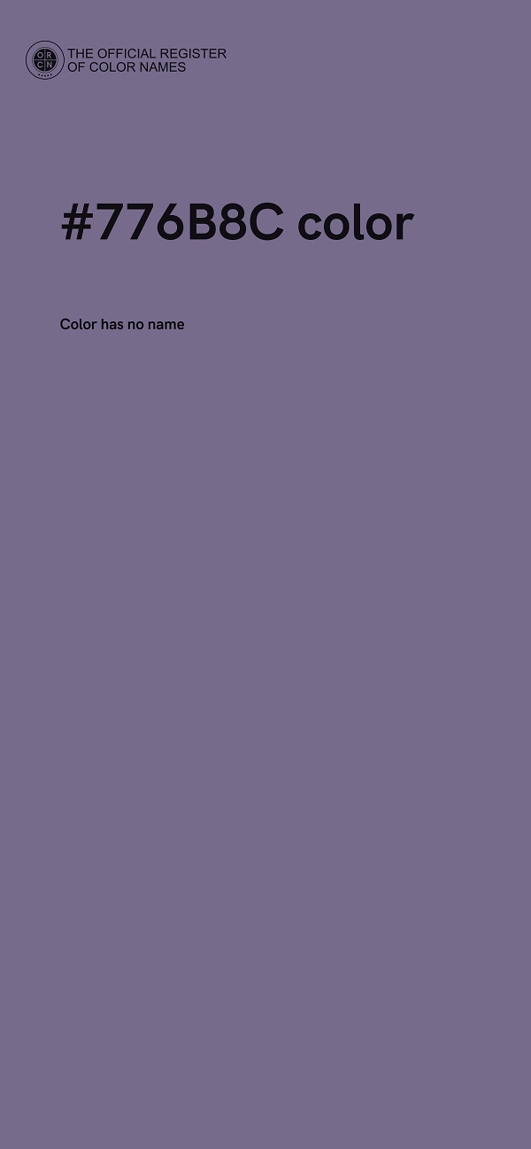 #776B8C color image