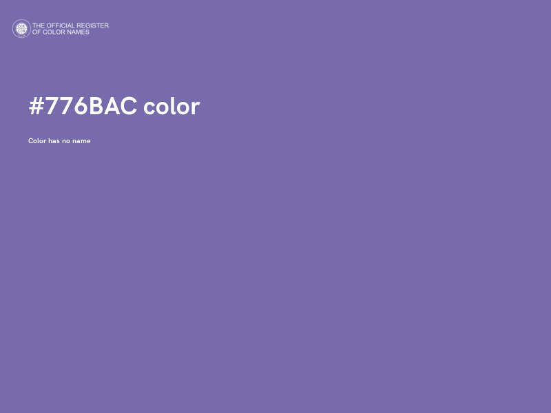 #776BAC color image
