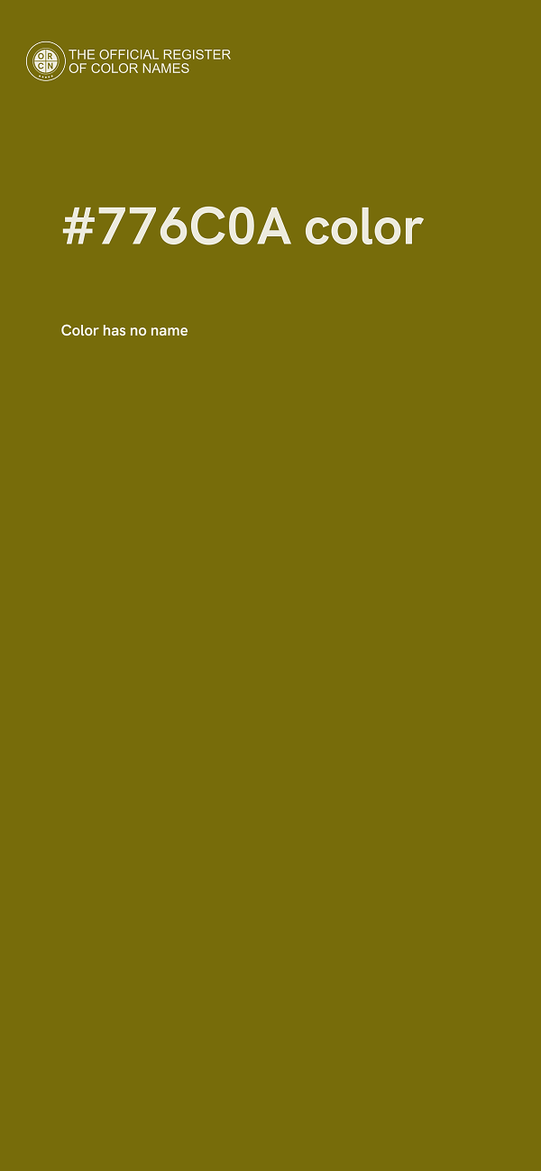 #776C0A color image